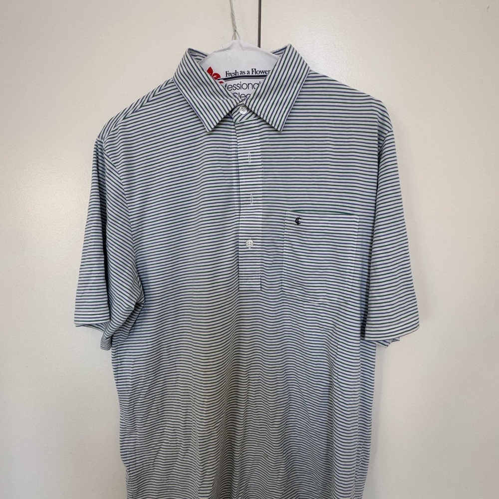 Men's Criquet Blue Striped Shirt